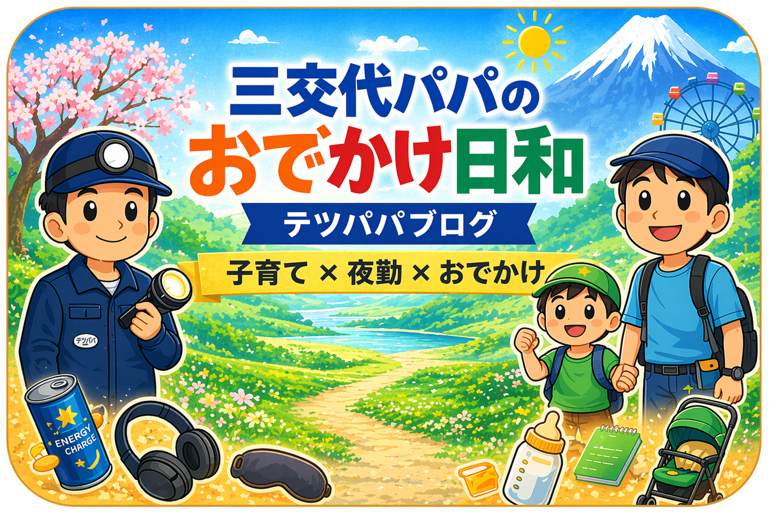 三交代パパのおでかけ日和